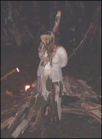our Sister, being burnt at the stake...