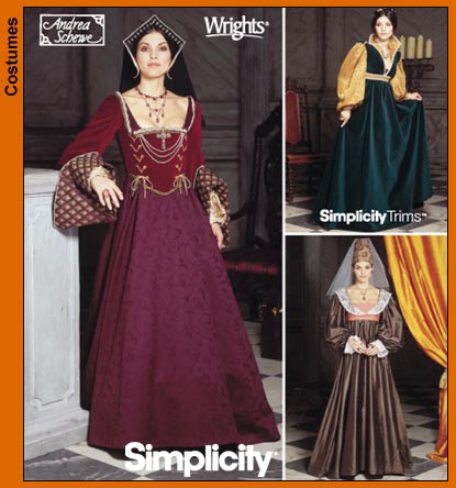 Simplicity 9929 was used and adapted quite severely to create a bodice pattern that might be period-correct